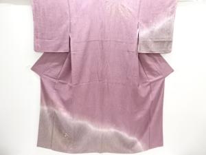 草葉に花模様刺繍訪問着